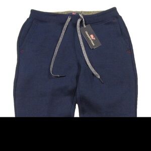 Vineyard Vines Saltwater Fleece Jogger Deep Bay Blue Size XS